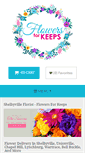 Mobile Screenshot of flowers4keeps.com